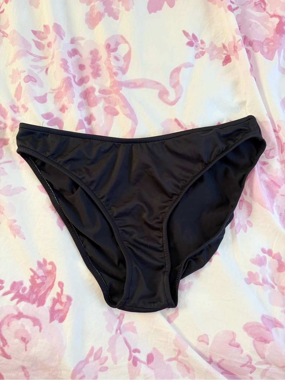 Venus black bikini bottom only